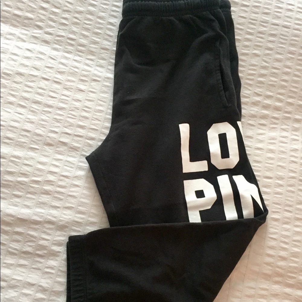 PINK ankle length sweats